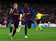 Ousmane Dembele's introduction helped Luis Suarez complete his hat-trick
